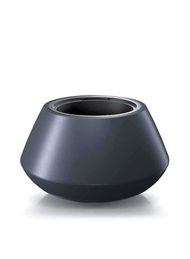 بروسبير بلاست أصيص نباتات أنيق تصميم هييوس بتشطيب غير لامع بلون الفحمي، سعة 56 لتر DMHET600-S433