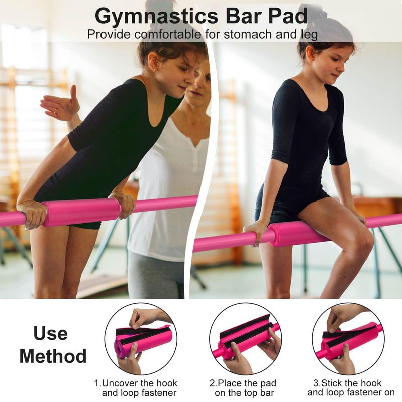 Tepemccu Expandable Gymnastics Bars, Adjustable Height Gymnastic Horizontal Bars, Children Folding Training Bar for Kids - Image 2
