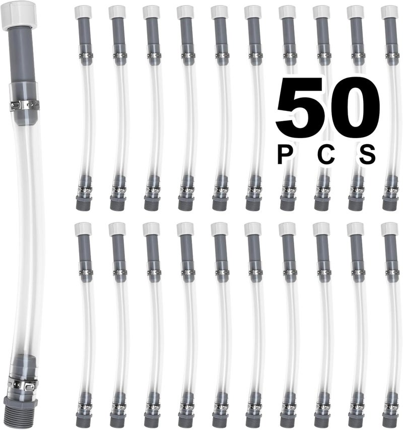 mapleza 50 PCS Fuel Jug Hose Perfect for LC2 JEGS Jugs Gas Can Hoses Replacement Racing VP Fuel Jug Hose Gas Can Nozzle Suitable for 3/5/5.5 Gallon Jugs - Image 1