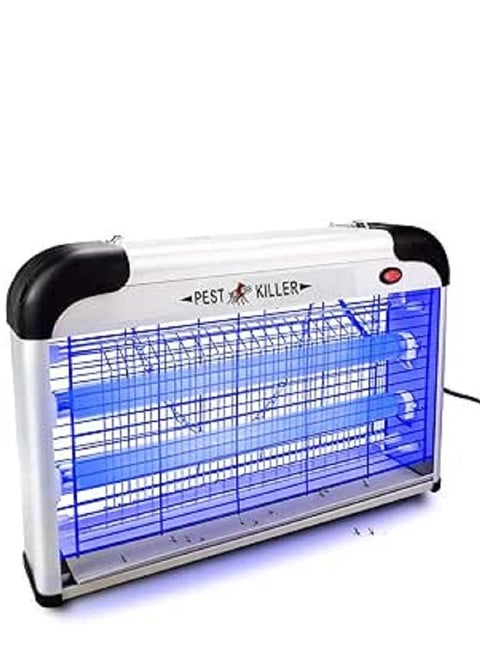 Electric Mosquito Killer Lamp, Fly and Mosquito Killer UV Lamp, Effective and Safe for Indoor and Outdoor Use, Living Room, Bedroom, Kitchen, Garden