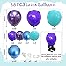 Togvu Black Purple Blue Balloons Garland Arch Kit Metallic Blue Purple Teal Black Balloons Arch Kit Metallic Balloon for Kids Boys Man Video Game Birthday Party Baby Shower Graduation Decorations - Image 4