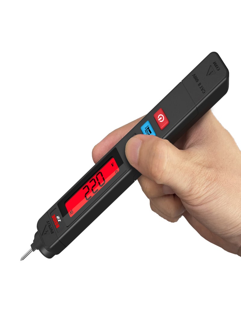 بي سايد جهاز اختبار جهد التيار المتردد الرقمي BSIDE، كاشف التسرب، قلم كشف التسرب الكهربائي، قلم اختبار استمرارية الدائرة بدون تلامس 0-300 فولت، فحص الأسلاك الحية مع شاشة بإضاءة خلفية - Image 4