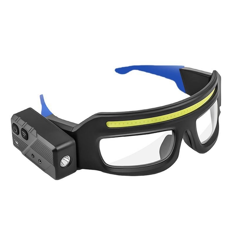 New XTE  Multifunctional Glasses Light with TYPE-C Charging, Warning Headlamp, Compact and Portable Induction Headlamp