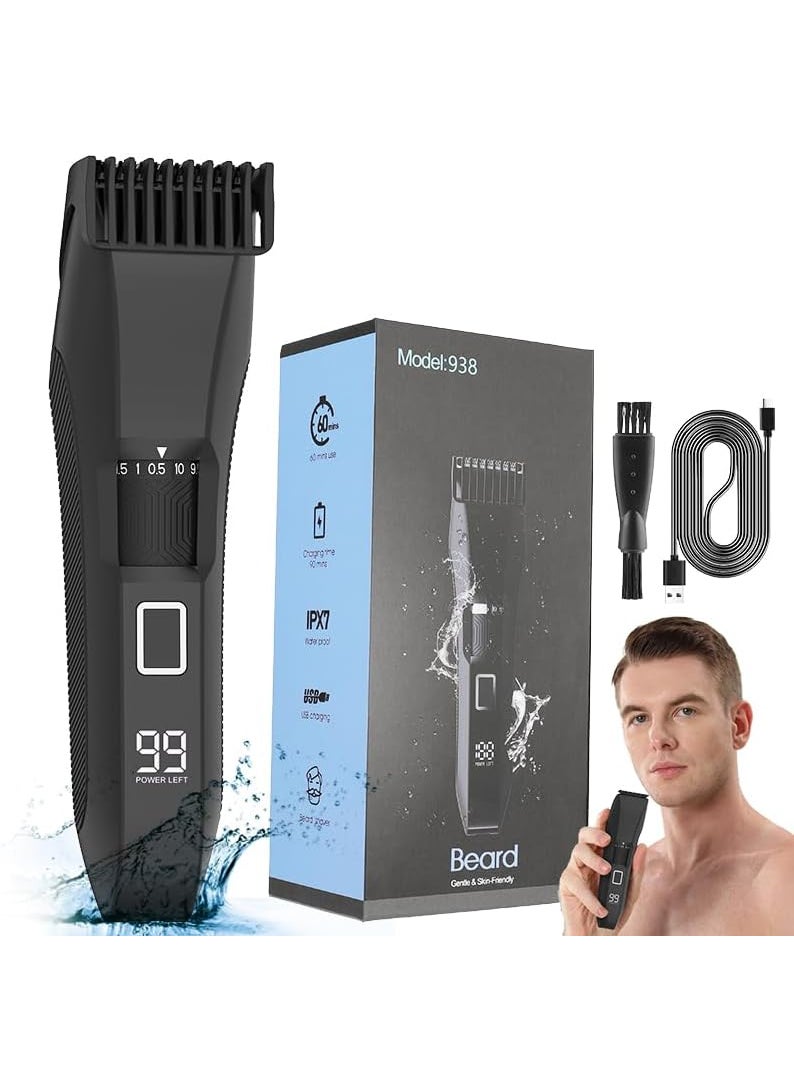 Roziapro - Roziapro Professional Beard Trimmer for Men Adjustable Precision Trimmer Electric Hair Clippers Cordless Body Trimmer High Power Hair Trimmer - Image 1