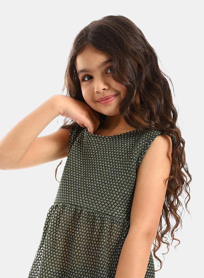 kady Stitched Slip On Dressgirls olive 10 - Image 4
