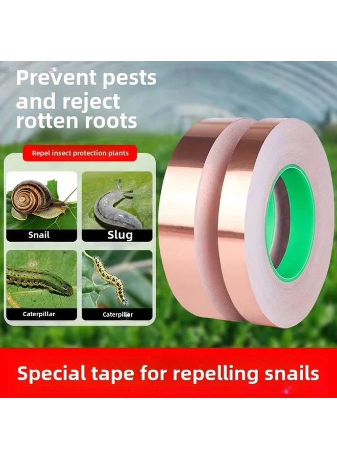 3 سم × 20 م شريط نحاسي ثقيل مضاد للحلزون يطرد البزاقات واليرقات - Image 3