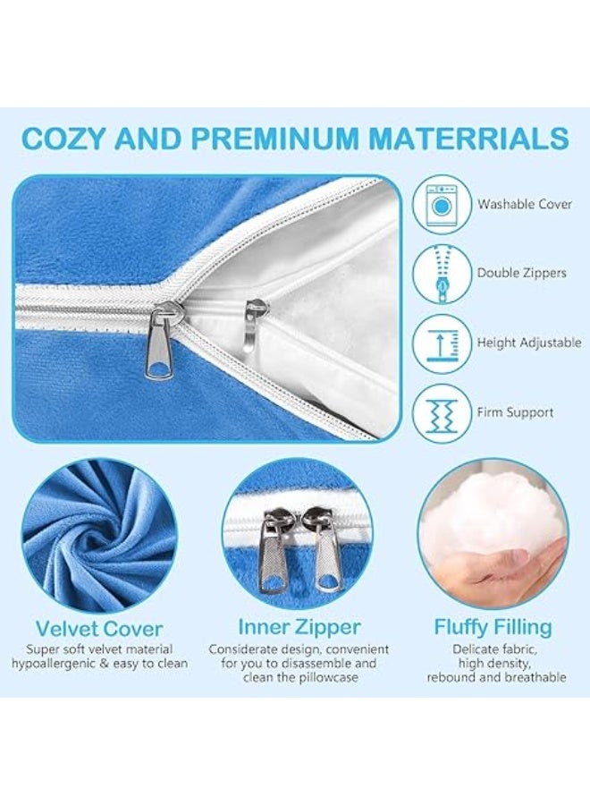 U-Shaped Full Body Pregnancy Pillow 55 Inch Ergonomic Support with Removable Soft Cover - Image 3