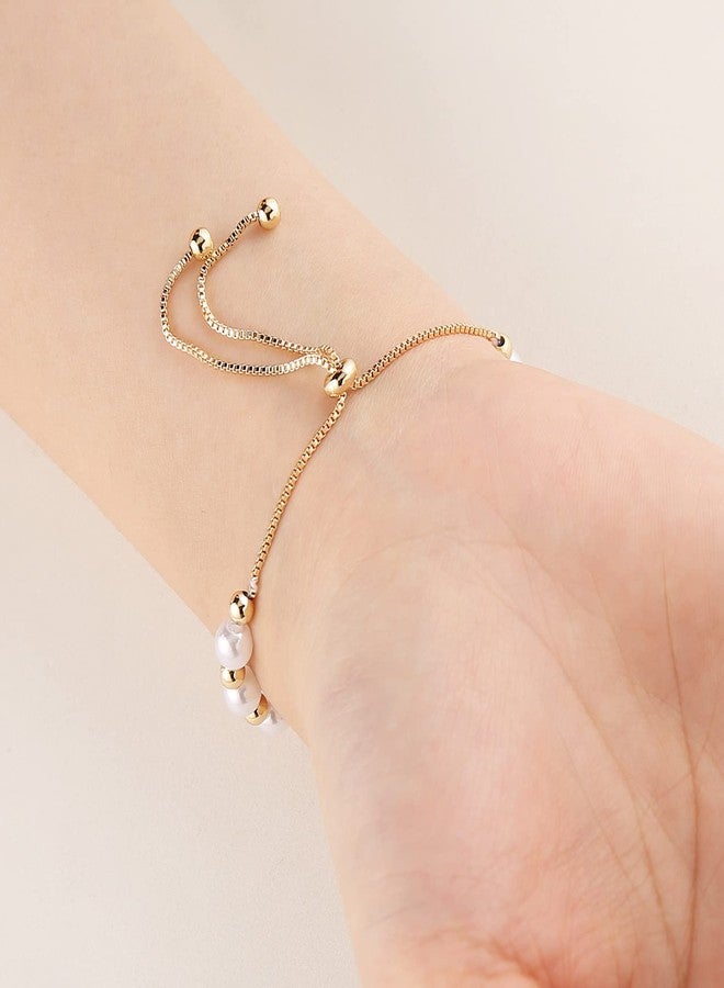 HZMAN Evil Eye Bracelet for Women 14K Gold Plated Saint Benedict Medal Retro Blue Eye Bead Luck Protection Stretch Bracelet Jewelry Gift (Red) - Image 4