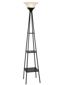 Floor Lamp with Shelves,Tall Industrial Floor Lamps for Living Room, 3-Tier Shelf Lamp, Black Standing Lamp with Plastic Shade, Lamps for Bedroom, Office - pzsku/ZB8F2D3830CC5AB9CB9C8Z/45/_/1737617834/24b0d2f3-5a99-4181-a46f-f9049314c315