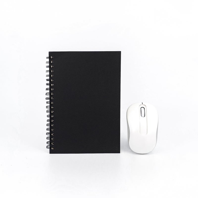 Ykimok 2 Pack College Ruled Notebook, Soft Black Cover Spiral Notebook, Memo Notepad Sketchbook, Students Office Business Diary Spiral Book Journal,100 Pages, 50 Sheets, 7.5x 5.1 Inches - Image 3