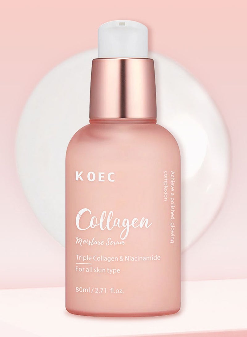 ك أو إي سي سيروم الكولاجين الثلاثي - يغذي البشرة الباهتة بمركب الكولاجين الثلاثي - سيروم خفيف الوزن مع النياسيناميد وحمض الهيالورونيك - Image 2