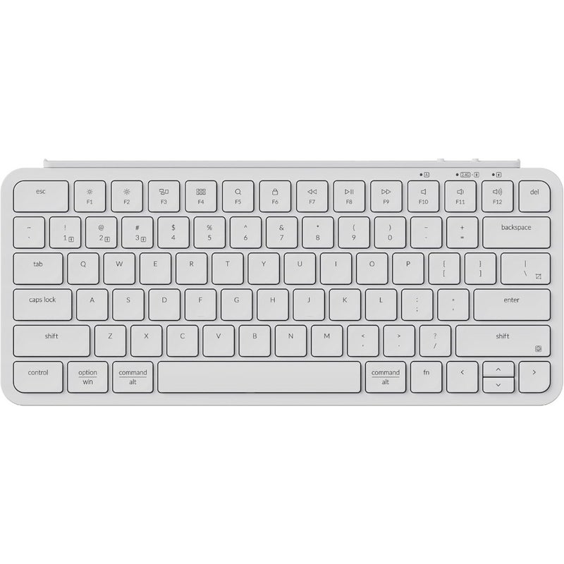 B1 Pro Custom ZMK Ultra-Thin Wireless Keyboard Programmable Bluetooth 5.0/ 2.4G/ Wired 1200 Hours Battery Life Quiet Keys Compatible With Mac And Windows Lightweight Design White - Image 1