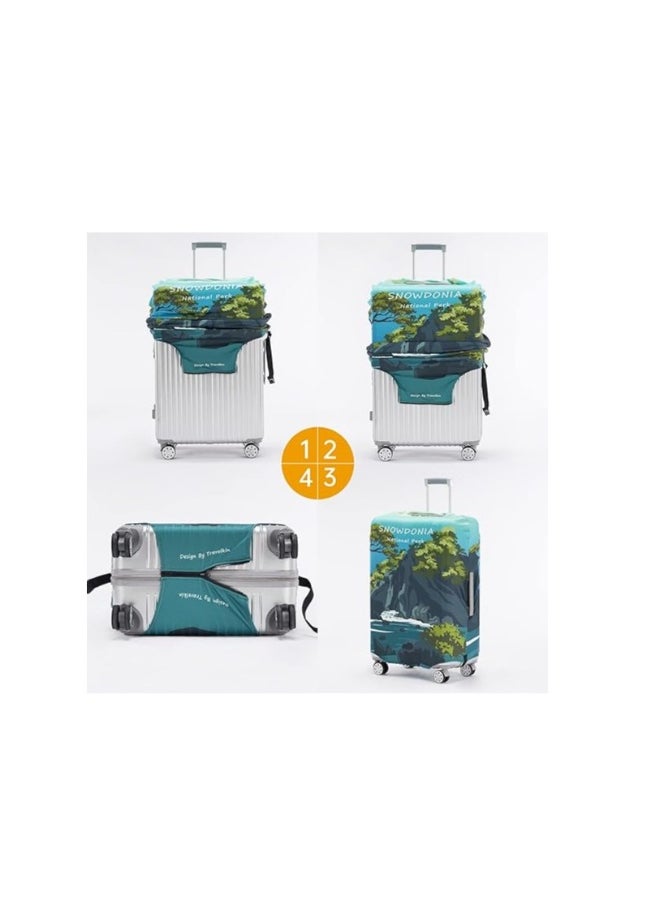 Generic Luggage Cover Washable Suitcase cover Anti-scratch Suitcase Protector Fits 22-25 Inch Luggage  - Image 5