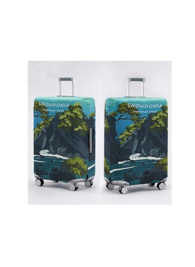 Generic Luggage Cover Washable Suitcase cover Anti-scratch Suitcase Protector Fits 22-25 Inch Luggage  - Image 2