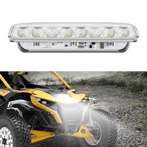 XUTVOTOR Front Hood Scoop Spotlight for 2024 CanAm Maverick R LED Auxiliary Lamp Accent Lights Daytime Running Lights for CanAm Maverick R X RS MAX 2024 2025 Accessories - Image 1
