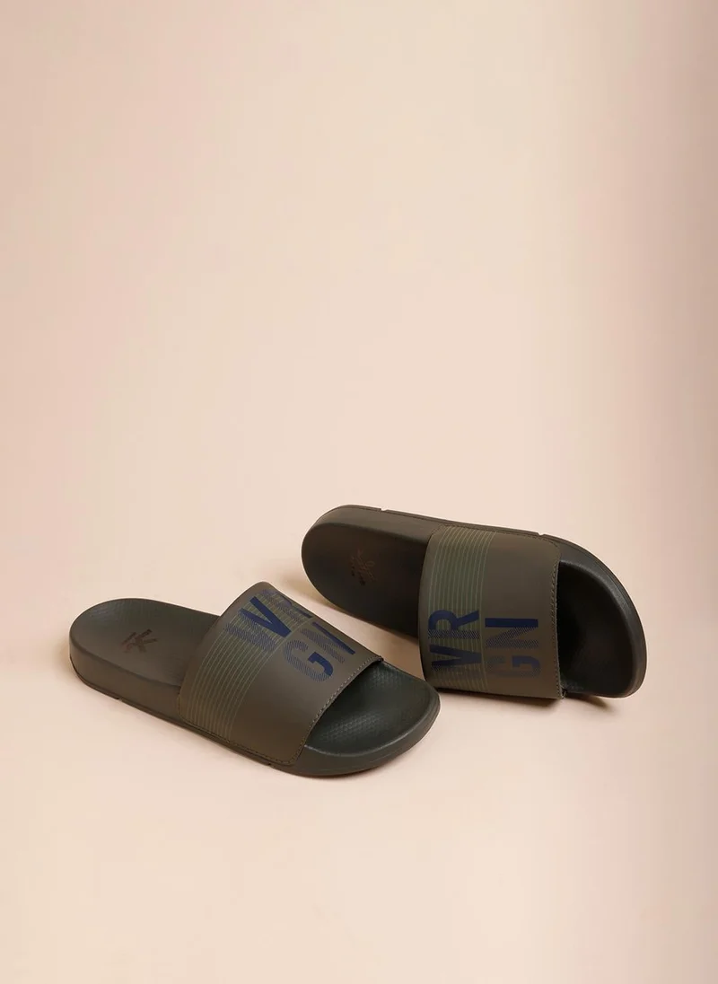 Wrogn Sliders | Olive