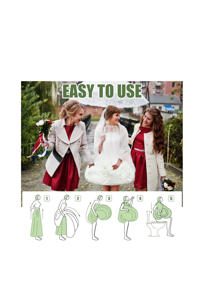 KASTWAVE Wedding Gown Underskirt, Ball Gown Petticoat White Bridal Skirt, Toilet Petticoat for Party Wedding - Image 4