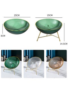 ZCM-HAPPY Gold-Edged Fruits and Snacks Tray for Living Room Coffee Table and Office Display  - Image 5