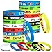 Skylety 24 Pack Race Car Silicone Bracelets Race Car Party Favors Racing Checkered Flag Wristbands Racing Flag Rubber Bracelets Birthday Party Decorations for Sports Events Fitness Dirt Bike Task - Image 3
