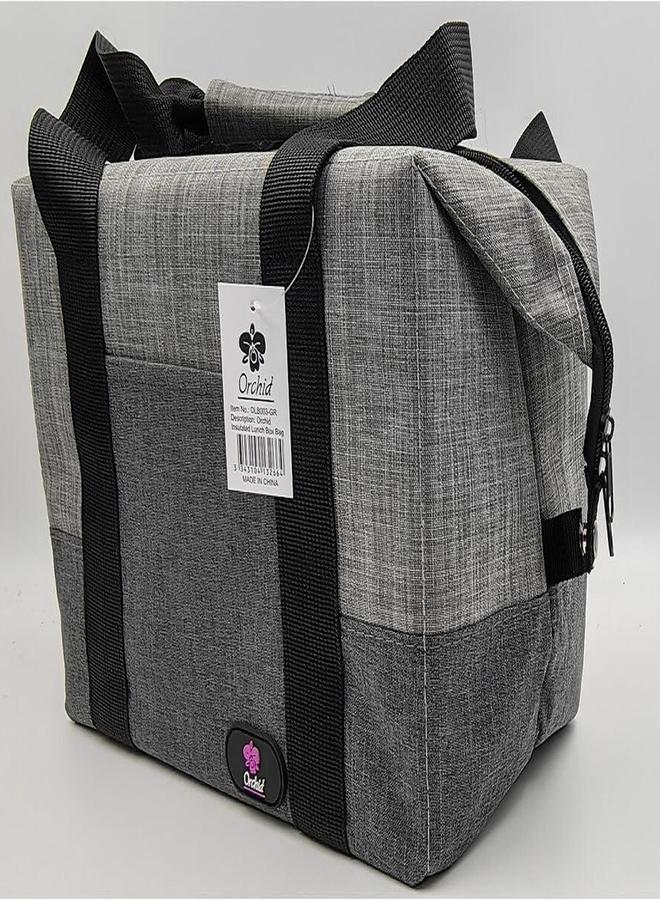 Orchid Insulated Multifunctional Tote Lunch Bag Grey - Image 1