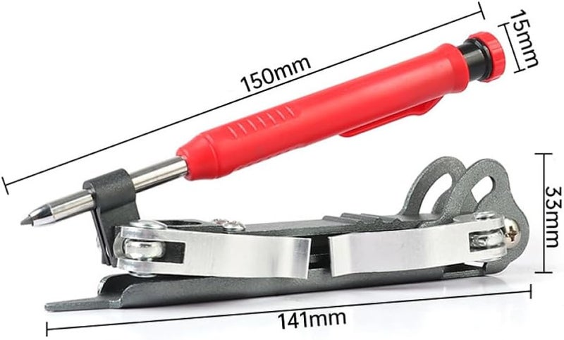 Adjustable Contour Gauge Tool For Woodworking And Carpentry With Precision Scribe - Image 5