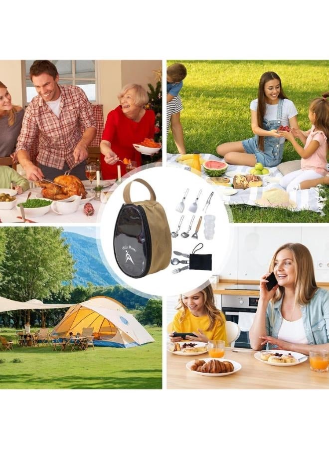 Generic Portable Outdoor  Folding Cookware Set with Storage Bag No: easy-10p  - Image 4