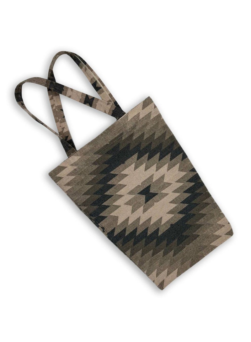 Gharibo Bags casual printed linen tote bag T230004B - Image 2