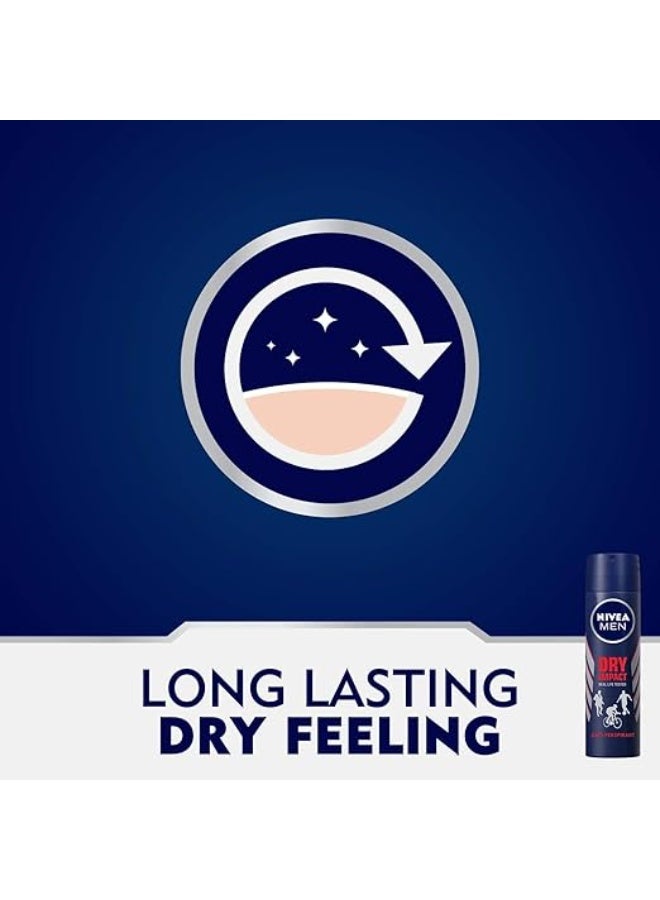 NIVEA MEN Antiperspirant Spray For Men Dry Impact 150ml - Image 3