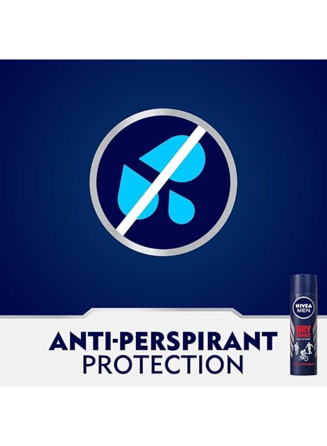NIVEA MEN Antiperspirant Spray For Men Dry Impact 150ml - Image 4