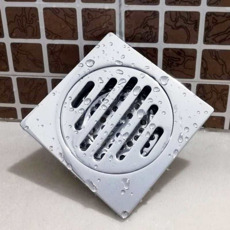 304 Floor Drain Square Shower Anti Odor Floor Drain Filter Bathroom Accessories Gun Color - Image 3