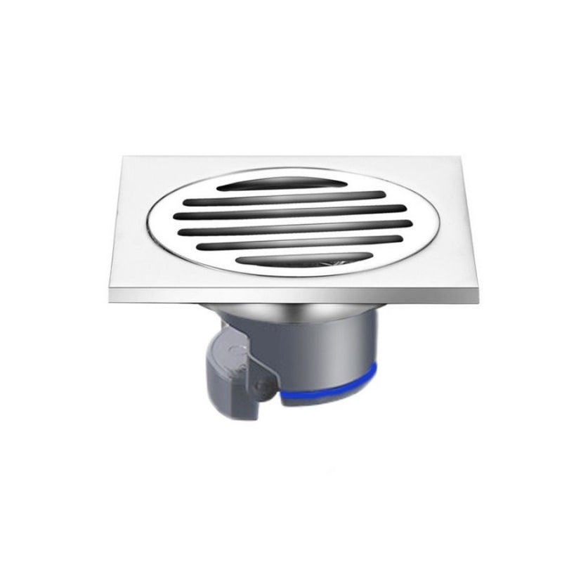 304 Floor Drain Square Shower Anti Odor Floor Drain Filter Bathroom Accessories Gun Color - Image 4