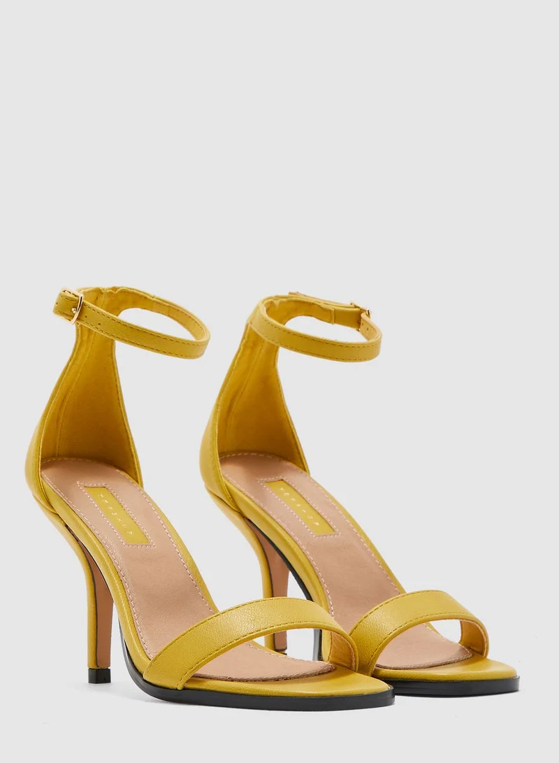 TOPSHOP Sage Curve Mid Sandal