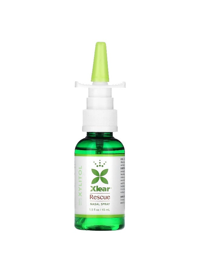 Xlear Xlear, Rescue Nasal Spray with Xylitol, Fast Relief, 1.5 fl oz (45 ml) - Image 1