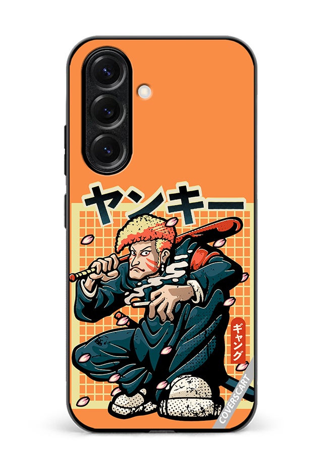 Protective Case Cover For Samsung Galaxy S25 Plus Japanese Yankee Design Multicolour