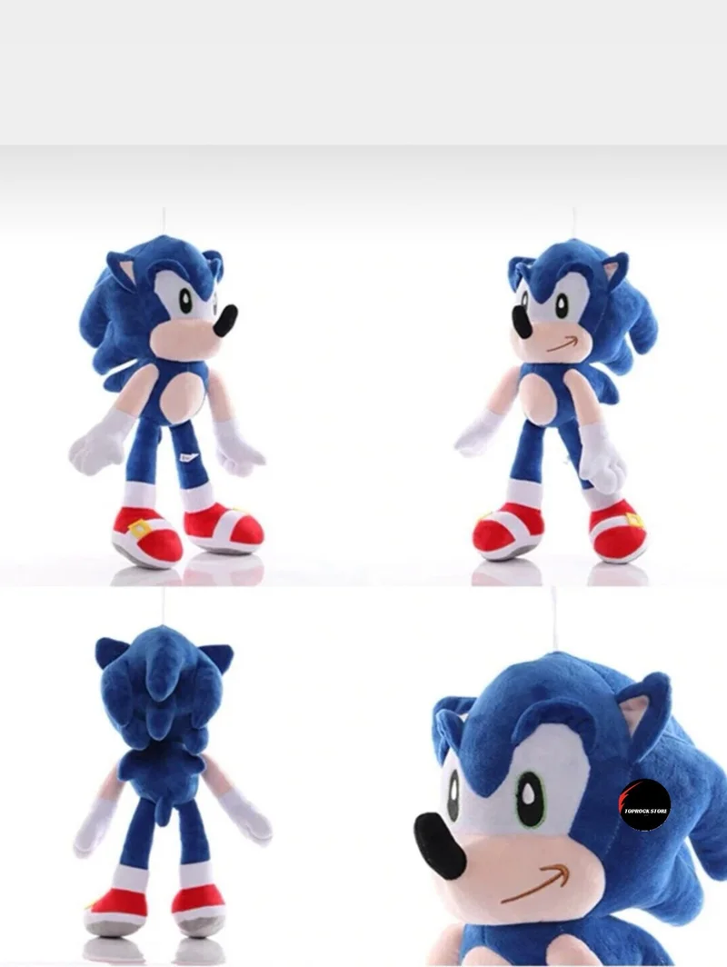 Toprock Store Sonic Plush Giant Size 50CM Boom Hedgehog Friends Figure Plush Toy Large Size Amy Rose