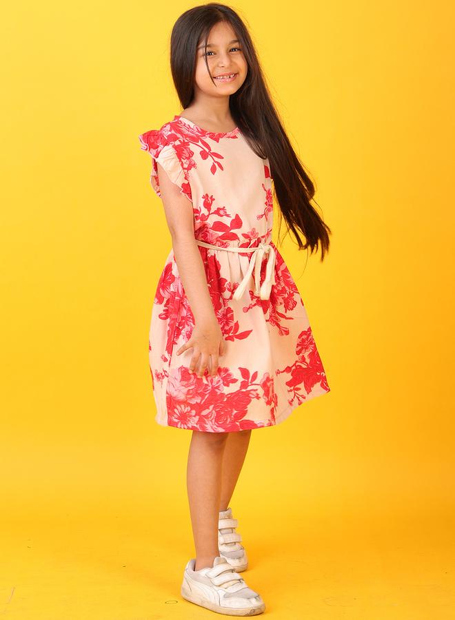 انثريلو فستان بطبعة زهور - Image 2