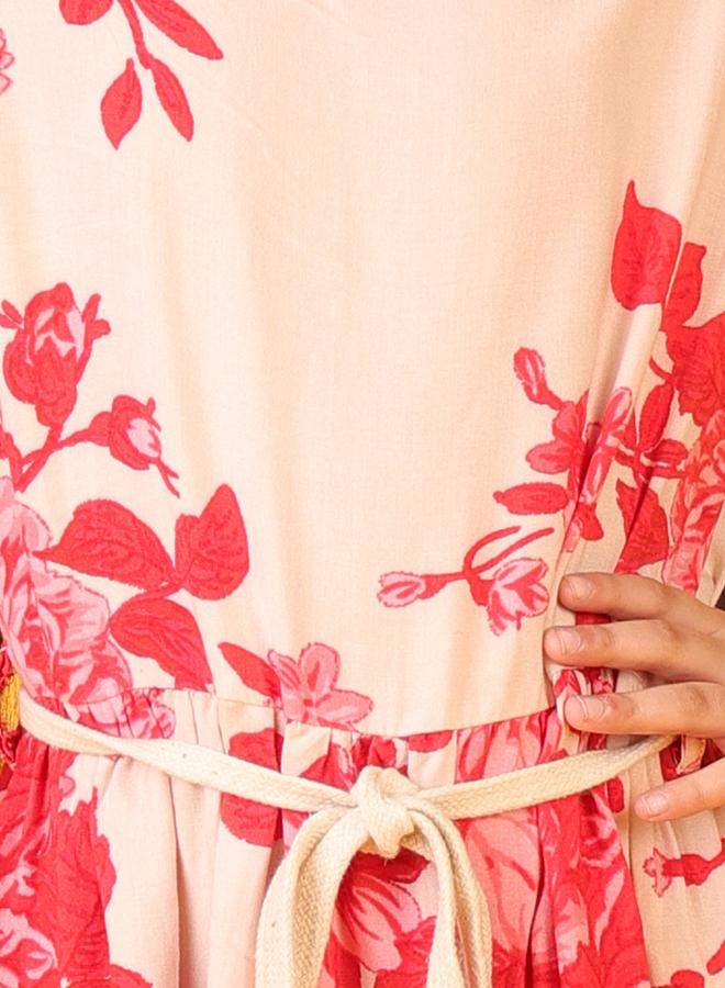 انثريلو فستان بطبعة زهور - Image 5