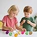 Ganjiang Giant Mochi Squishy 8 Pack Adorable Soft Squishy Animals Stress Relief ToyKids Party Favor - Image 4
