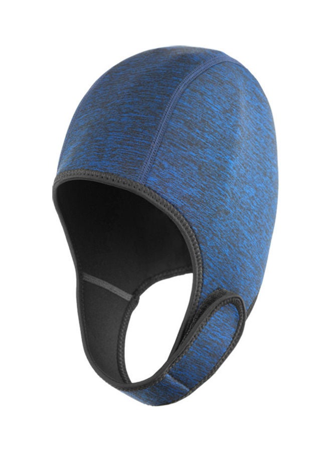 NIBEMINENT Neoprene Diving Hood Swim Cap Beanie Dark blue 28.00x0.50x26.00cm 
