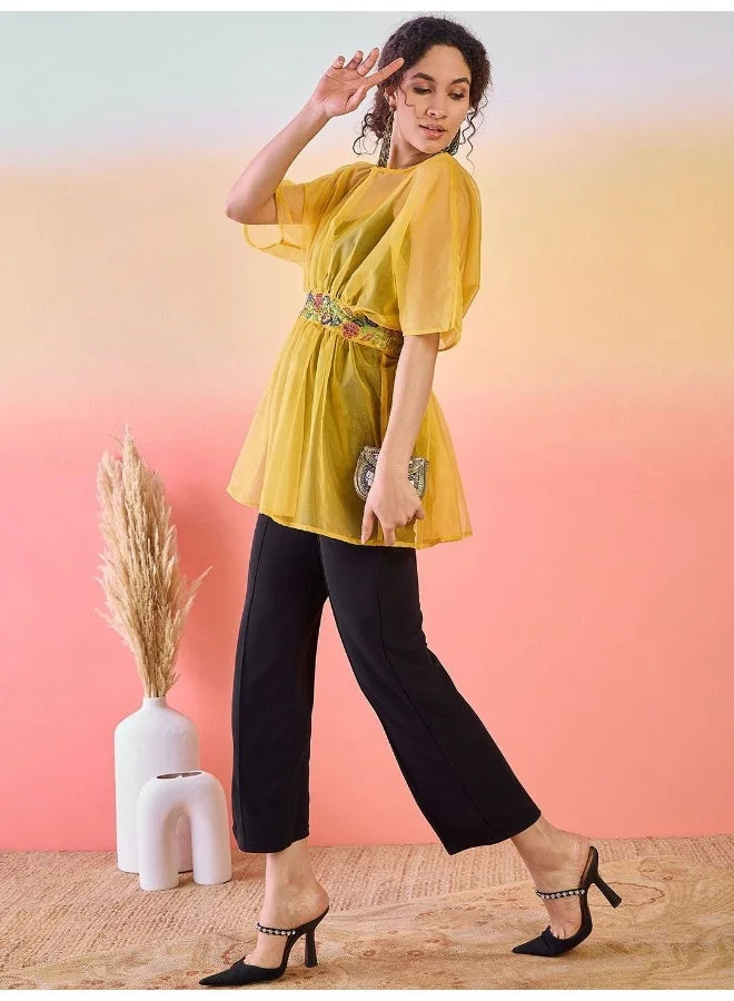 AKS  Round Neck Embroidered Tunic for Women | Best Price UAE