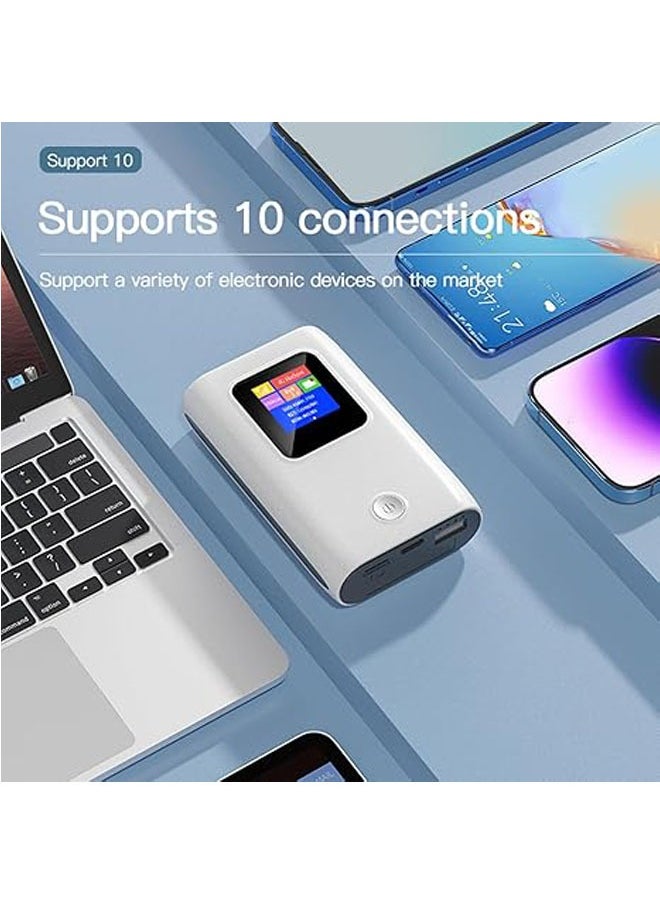 General - 4G LTE 300Mbps USB Power Bank Portable Router, Pocket Mobile Network Access Point, USB Modem Smart Network Router with SIM Card Slot, 10 Users (Operating Band: B1/B3/B5/B7/B8/B20/B38/B39/B40/B41) - Image 1