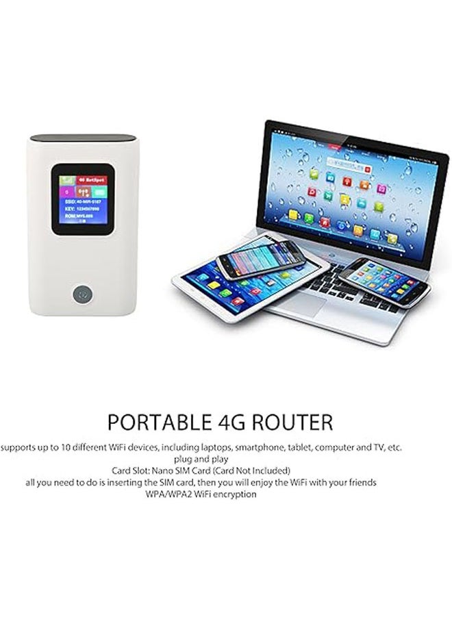 General - 4G LTE 300Mbps USB Power Bank Portable Router, Pocket Mobile Network Access Point, USB Modem Smart Network Router with SIM Card Slot, 10 Users (Operating Band: B1/B3/B5/B7/B8/B20/B38/B39/B40/B41) - Image 1