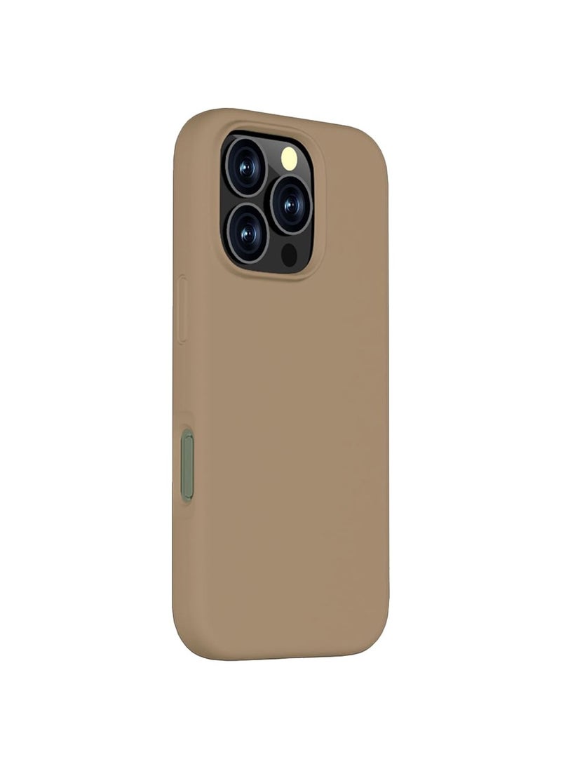 Protect PROTECT SMIP16PBRN iPhone 16 pro Silicon Magsafe Case Brown  - Image 3