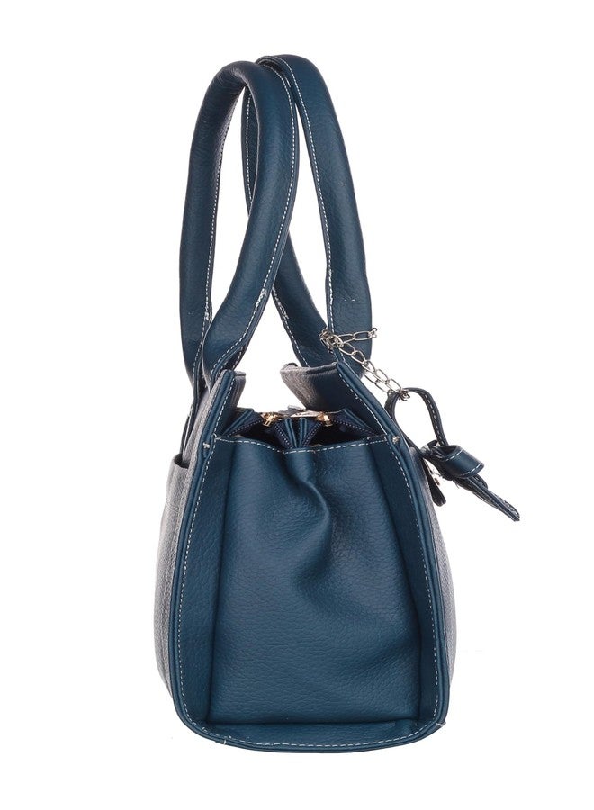 Fostelo Women's Ocean Side Satchel Tote Handbag for Women | Ladies Purse | Stylish Shoulder Bag | Gift For Women | Blue - Image 3