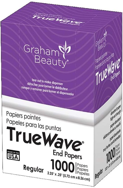 Graham Graham Beauty Salon Truewave Regular Perm End 225 x 325 Paper 1000 Pcs  HC56174