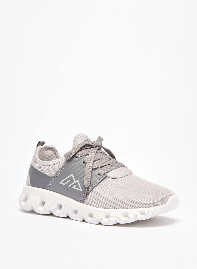 Oaklan by Shoexpress Boy's Logo Detail Sports Shoes with Lace-Up Closure