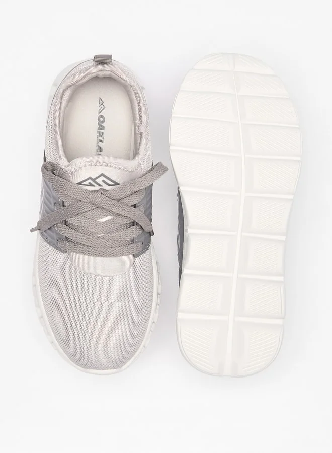 Oaklan by Shoexpress Boy's Logo Detail Sports Shoes with Lace-Up Closure