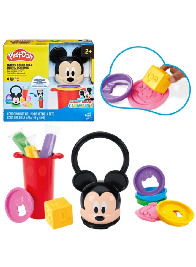 Play-Doh Disney Junior Happy Stackables Toy Set - Image 1