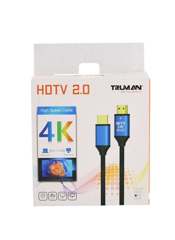 TRUMAN Truman 4K HDMI Cable, 3 m - NEW  - Image 2