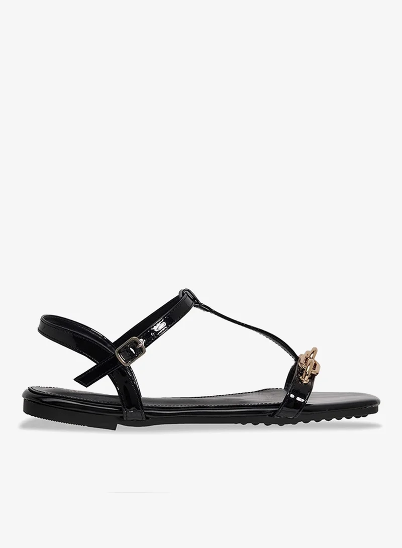 ELLA Flat Sandal With Anke Strap